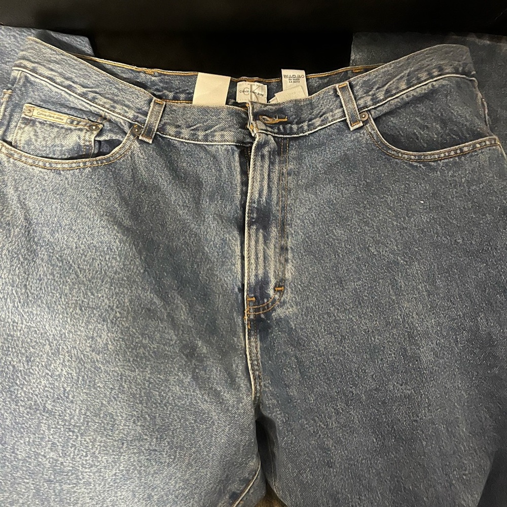 NWT Calvin Klein Straight Leg Premium Jeans - Picture 3 of 6